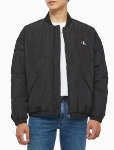 Buy 남성 울트라 라이트 다운 봄버 자켓 in color CK BLACK