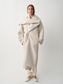 Buy AMELIA WOMENS CASHMERE COAT in color DESERT SAND DUN