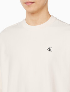 Buy 남성 프리미엄 테리 모노그램 크루넥 스웻셔츠 in color Ivory