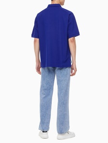 Buy 남성 릴렉스핏 쿨링 폴로 반팔 티셔츠 in color SAPPHIRE BLUE