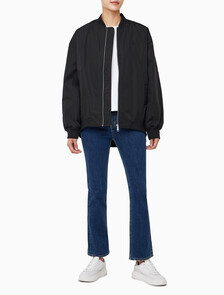 Buy 여성 롱 보머 자켓 in color CK BLACK