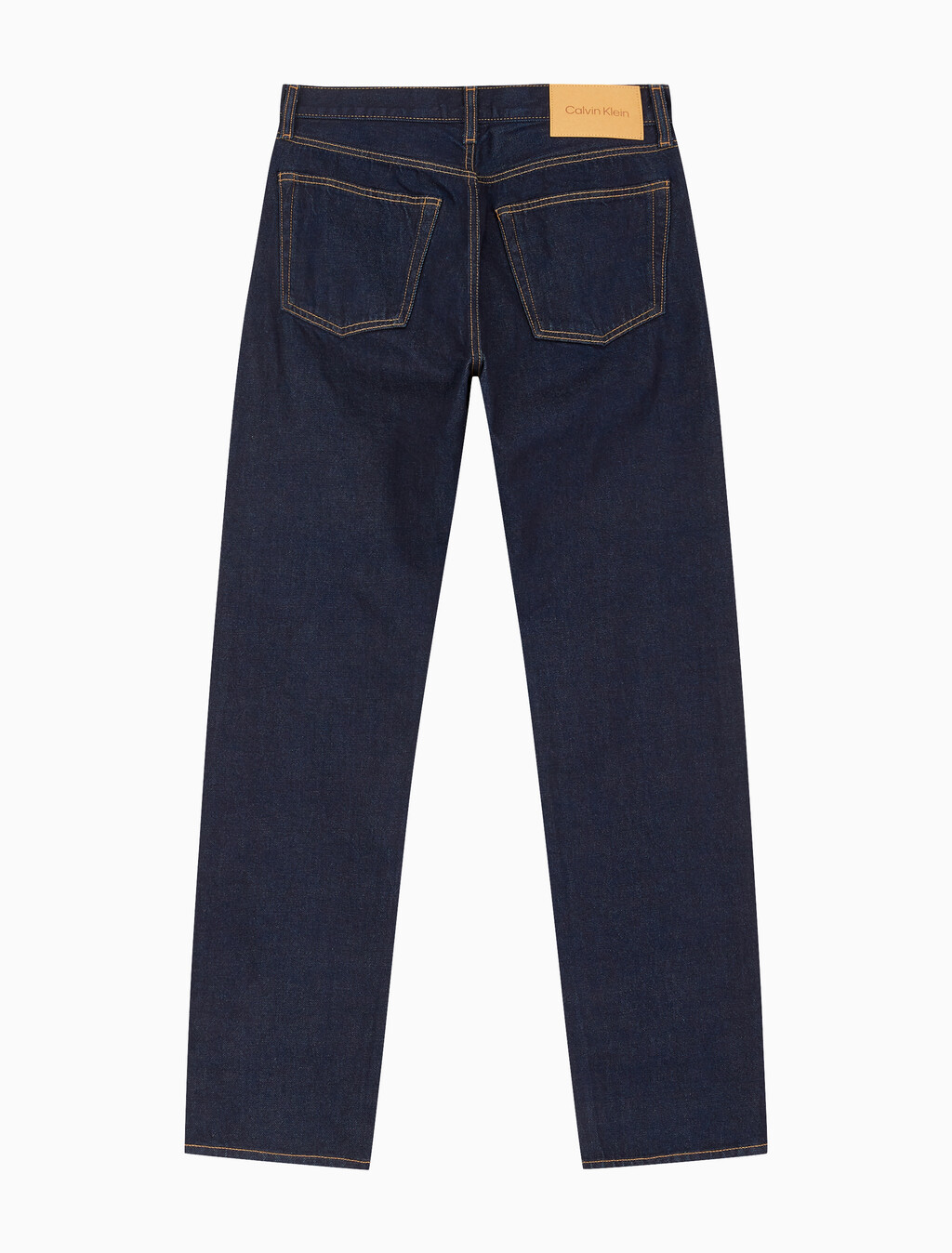 Buy 남성 스탠다드 스트레이트핏 다크블루 데님 in color CK RAW SELVEDGE