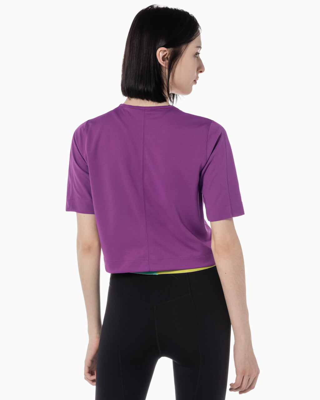 Buy 여성 박시 핏 에센셜 기능성 반팔 티셔츠 in color AMETHYST