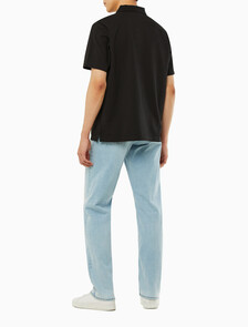 Buy 남성 릴렉스핏 피케 폴로 반팔 티셔츠 in color CK BLACK