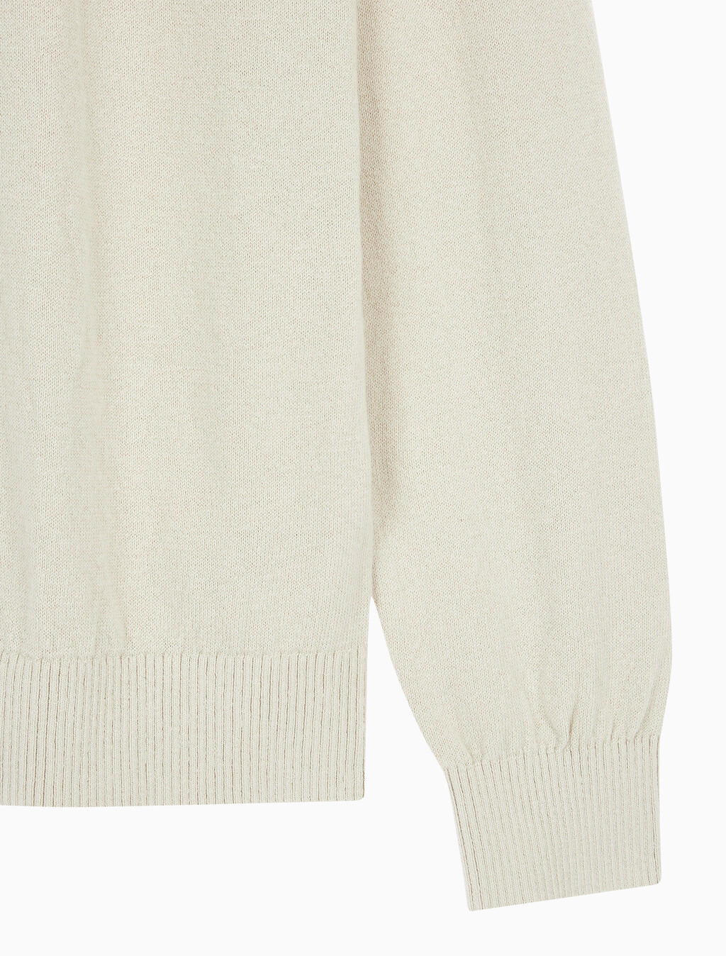 Buy 남성 CK 인타르시아 믹스 스티치 스웨터 in color BEIGE