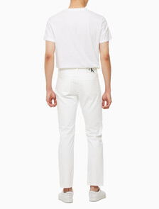 Buy 남성 어센틱 스트레이트핏 화이트 데님 in color CHALKY BLUE