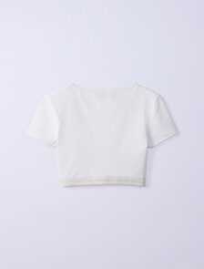Buy Jung Kook for Calvin Klein 여성 헤리티지 코튼 AF 티셔츠 브라렛 in color TOFU