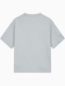 Buy 남성 릴렉스핏 히어로 모노그램 로고 반팔 티셔츠 in color PURITAN GRAY