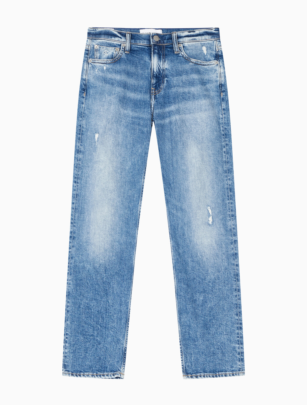 Buy 여성 보이핏 라이트블루 이탈리안 데님 in color CHALKY BLUE