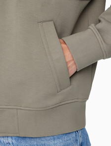 Buy 남성 릴렉스핏 트윌 스웻 집업 자켓 in color KHAKI BEIGE