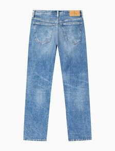 Buy 여성 보이핏 라이트블루 이탈리안 데님 in color CHALKY BLUE