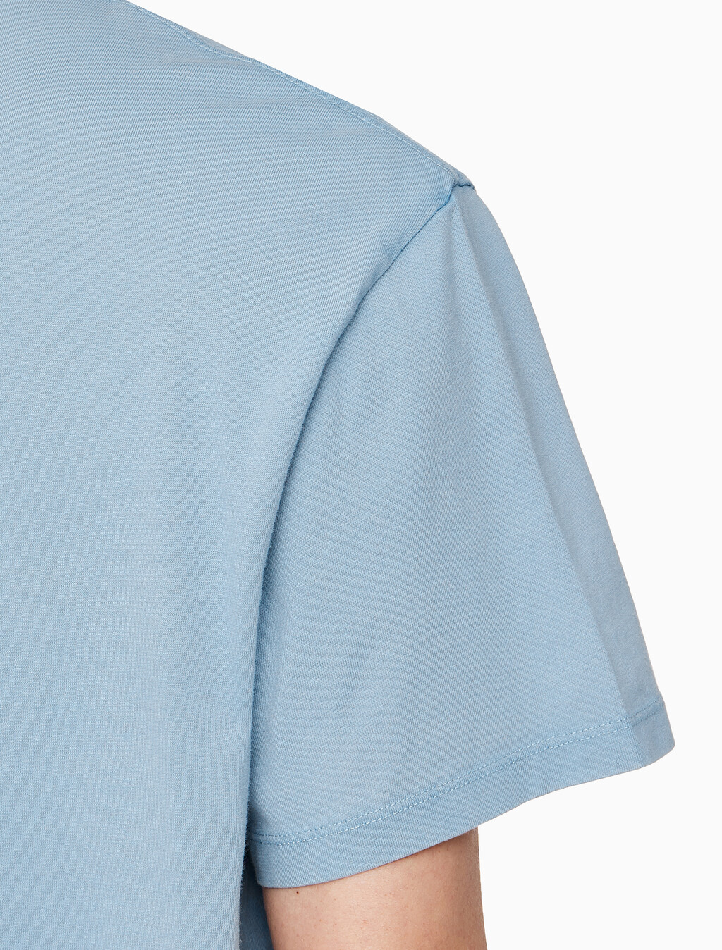 Buy 남성 레귤러핏 그래픽 워시 반팔 티셔츠 in color BLUE