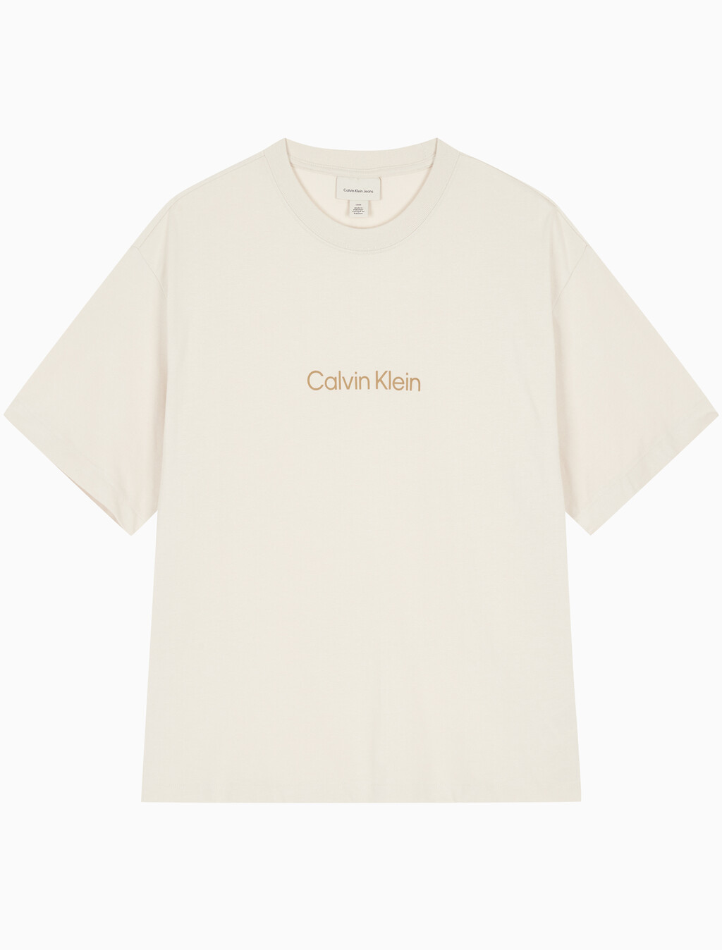 Buy 남성 릴렉스핏 헤비 코튼 크루넥 반팔 티셔츠  in color TURTLEDOVE