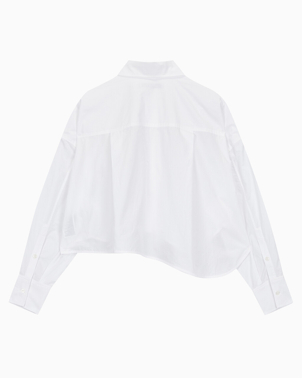 Buy 여성 크롭 패션 셔츠 in color BRIGHT WHITE