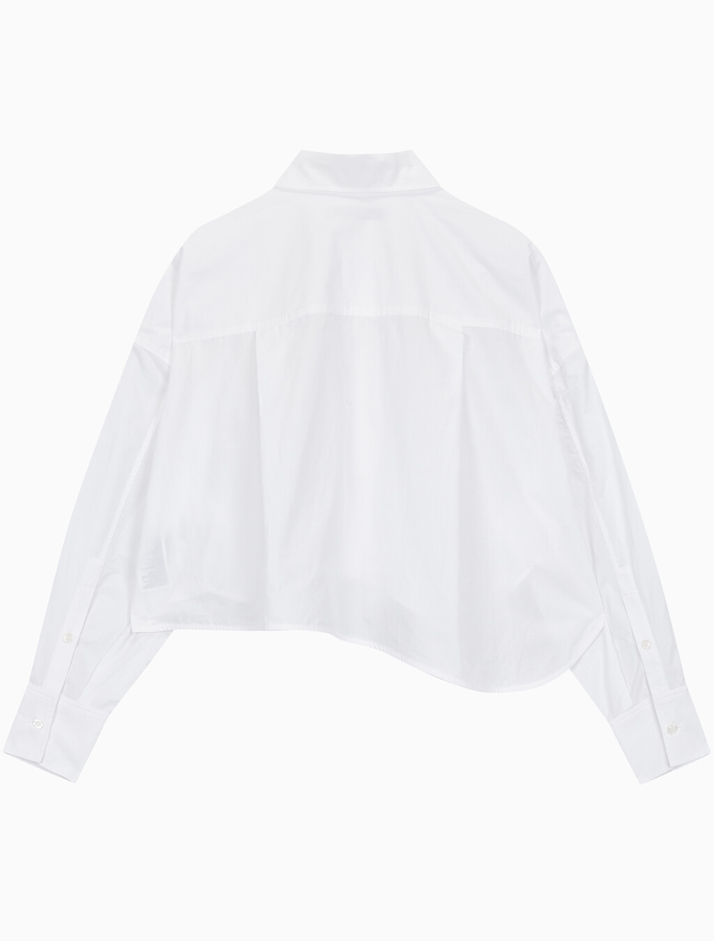 Buy 여성 크롭 패션 셔츠 in color BRIGHT WHITE