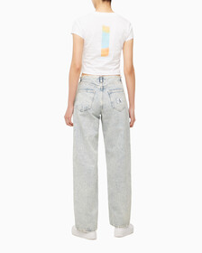 Buy 여성 90's 스트레이트핏 라이트블루 데님 in color 028A CHALKY BLU