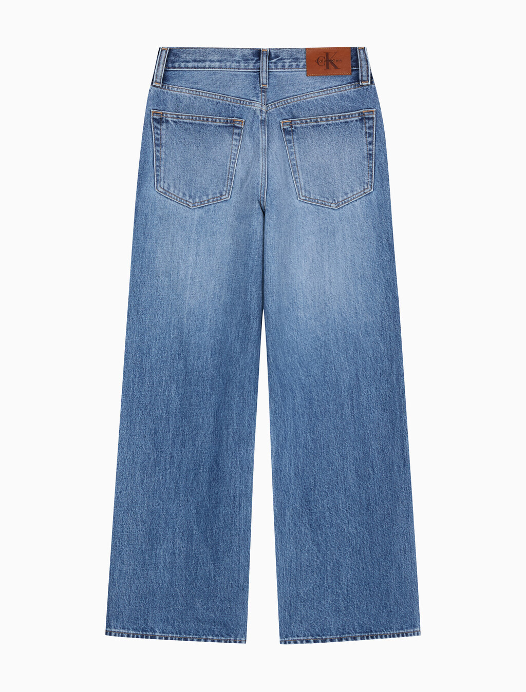 Buy 여성 와이드 레그핏 클라슨 블루 in color Mid Blue