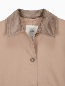 Buy 여성 코튼 맥코트 in color CAMEL