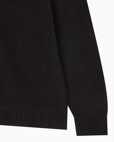 Buy 남성 하프 집업 풀오버 스웨터 in color CK BLACK