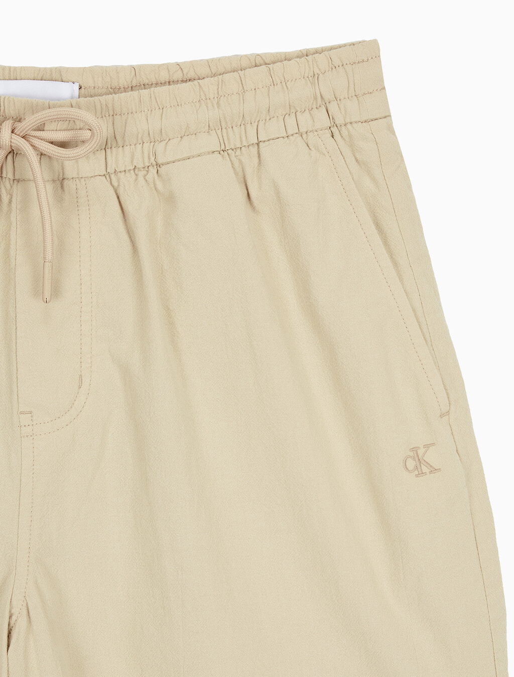 Buy 남성 텍스처드 코튼 쇼츠 in color PALE KHAKI
