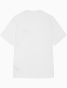 Buy 남성 레귤러핏 모노그램 로고 반팔 티셔츠 in color BRILLIANT WHITE