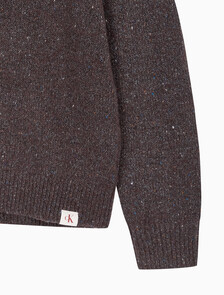 Buy 남성 넾 얀 폴로 스웨터 in color Brown Velvet Neps