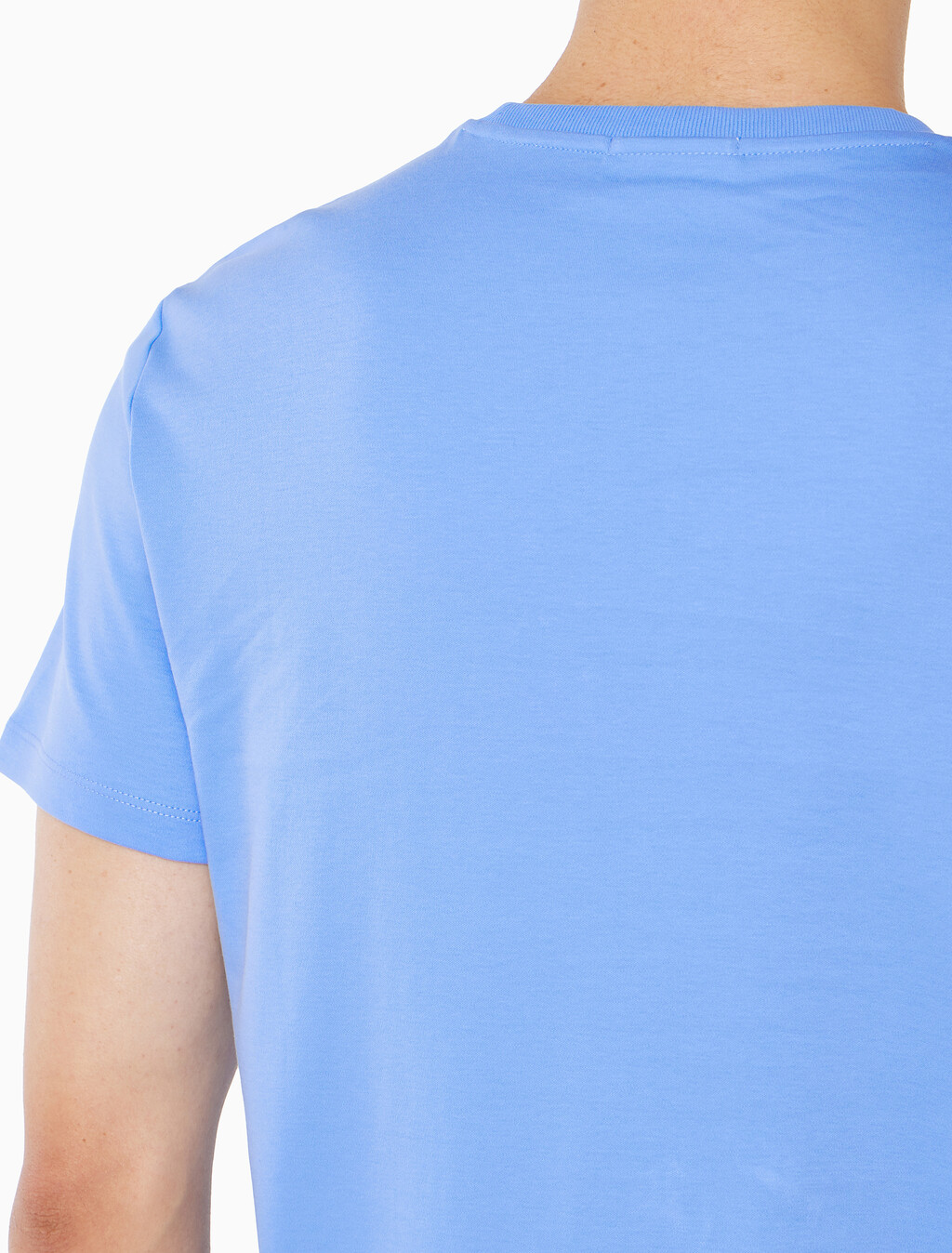 Buy 슬림핏 캘빈클라인 로고 티 in color Deep Indigo Blue