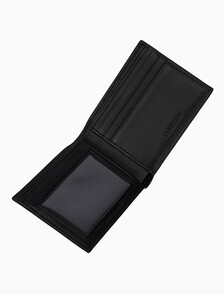 Buy 남성 CKJ 인셋 빌폴드 지갑 in color BLACK