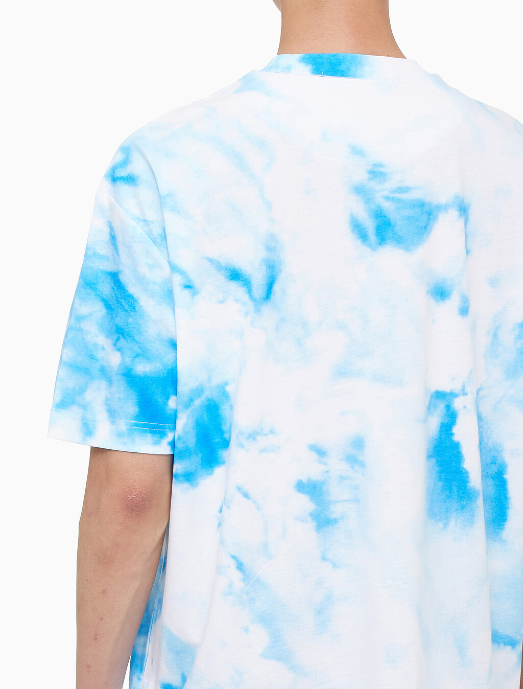 Buy 남성 썸머 스플래시 패션핏 반팔 티셔츠 in color ANCIENT WHITE/EGGSHELL