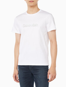 Buy 슬림핏 캘빈클라인 로고 티 in color BRIGHT WHITE