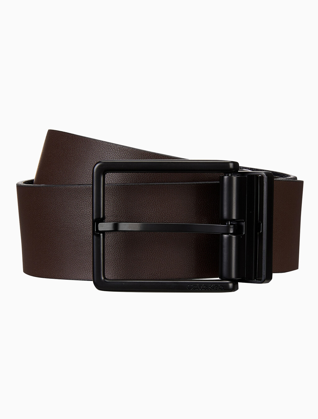 Buy 남성 클래식 스퀘어 버클 40mm 벨트 in color BLACK/MATTE BLACK
