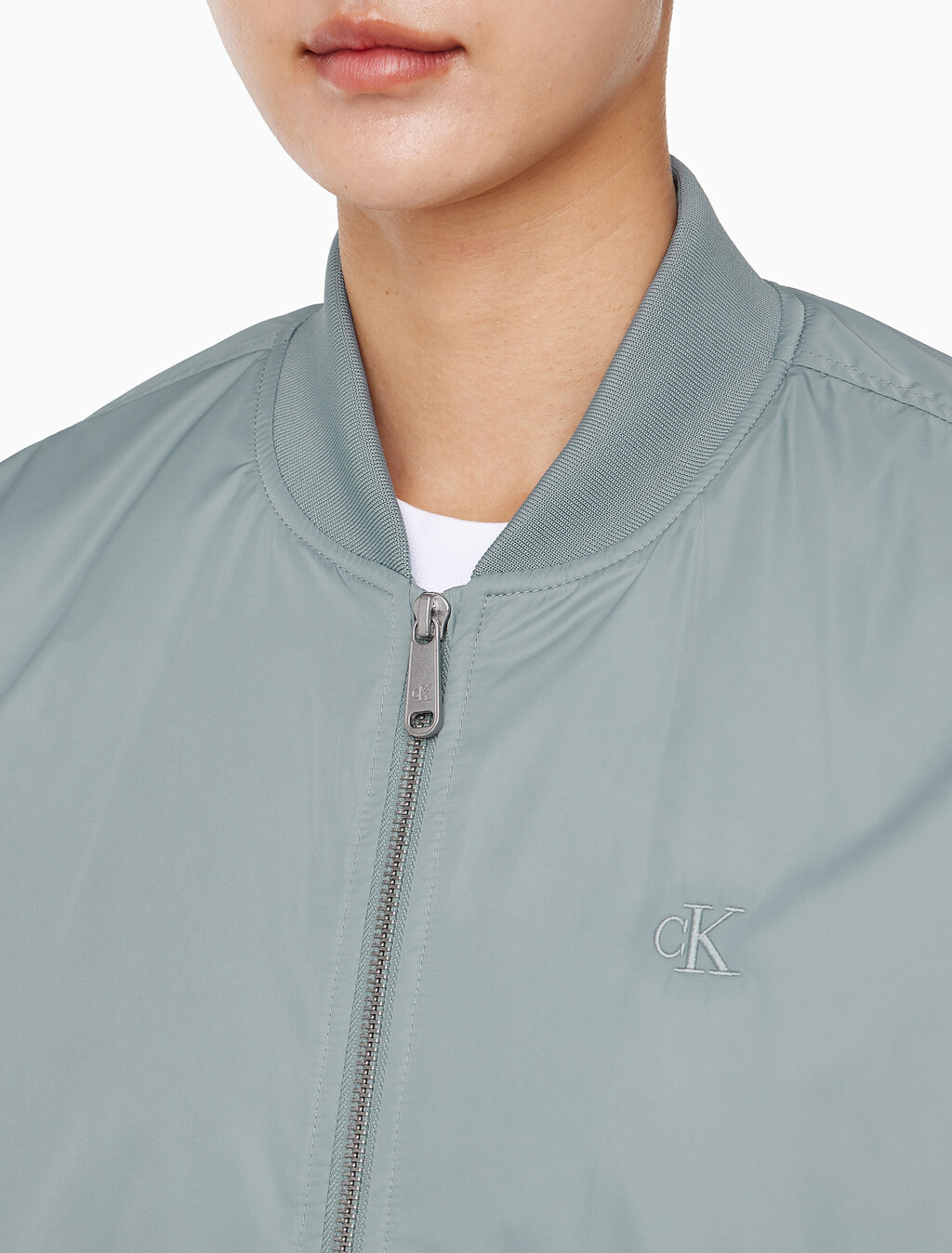 Buy 여성 롱 보머 자켓 in color BLUE