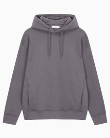 Buy 남성 테리 후디 in color CHARCOAL