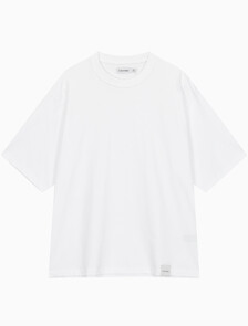 Buy 남성 숏슬리브 컴팩트 저지 티 in color BRILLIANT WHITE