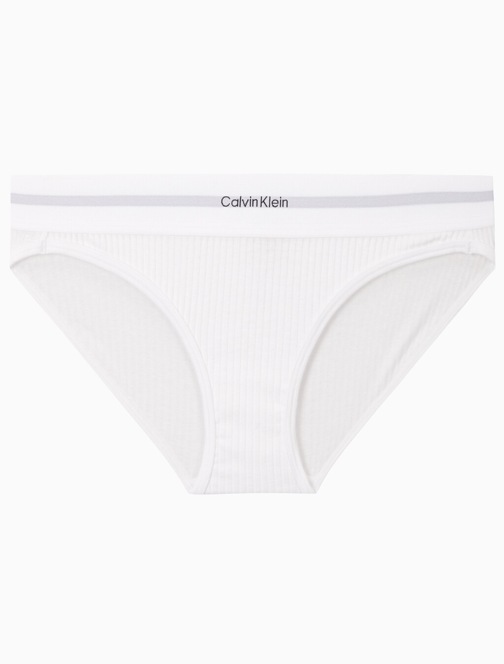 Buy 여성 코튼 모달 스트레치 립 AF 비키니 in color WHITE