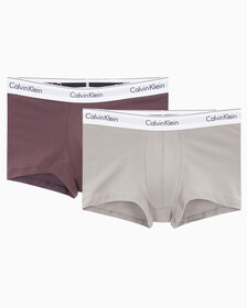 Buy 남성 모던 코튼 2PK 트렁크 in color STATELITE, HUCKLEBERRY