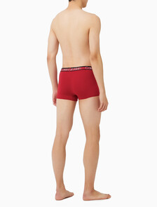 Buy 남성 마이크로 버라이어티 WB 로우 라이즈 트렁크 3PK in color Black / Red / Light Grey