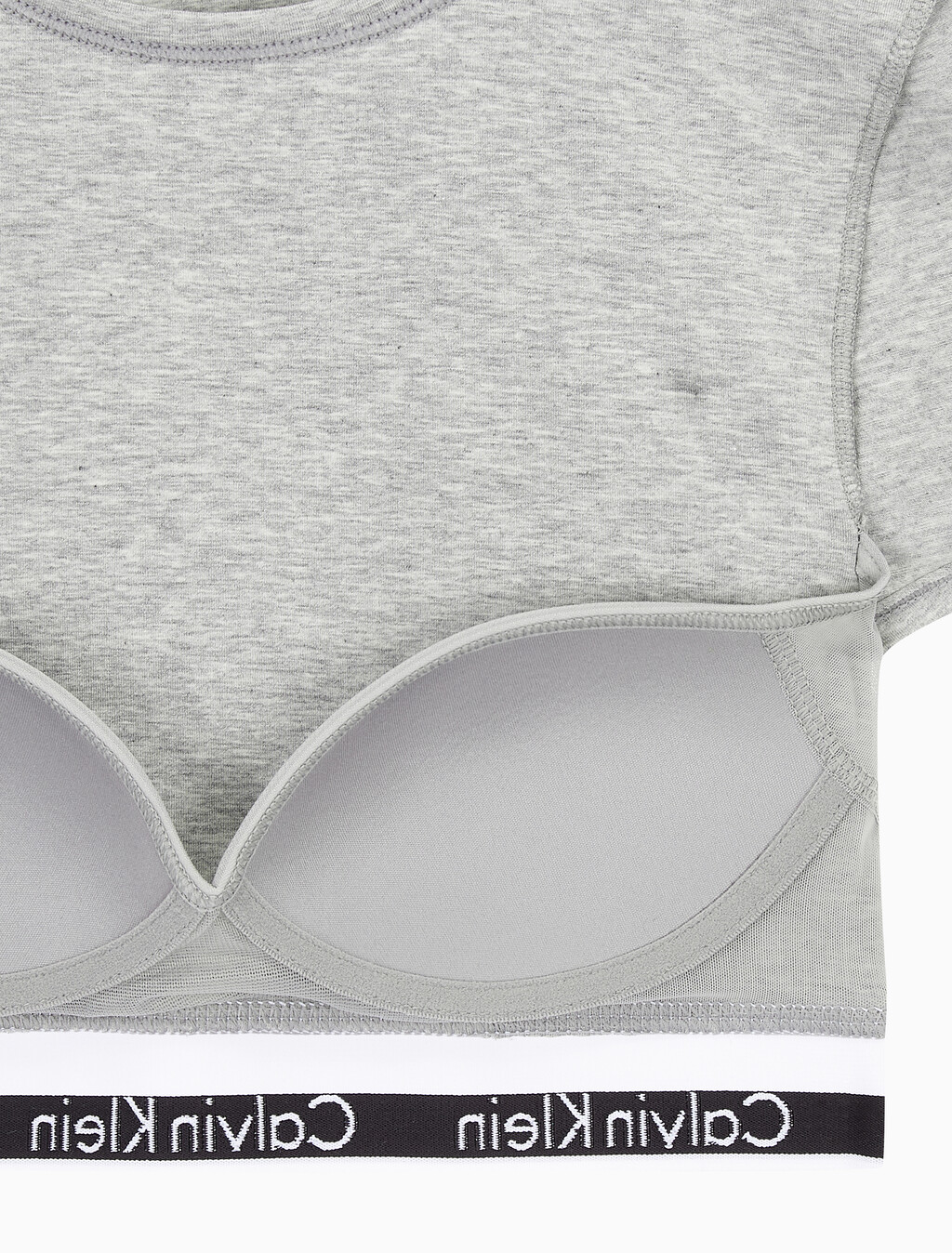 Buy 여성 모던코튼 AF 티셔츠 브라렛 in color GREY HEATHER