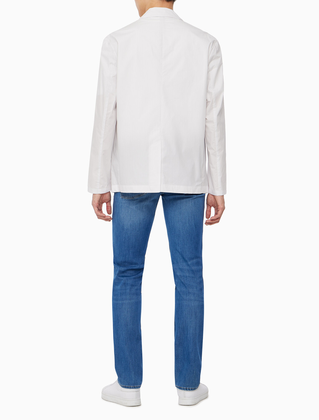 Buy 남성 코튼 페이퍼 터치 클래식 블레이저 자켓 in color LIGHT GREY