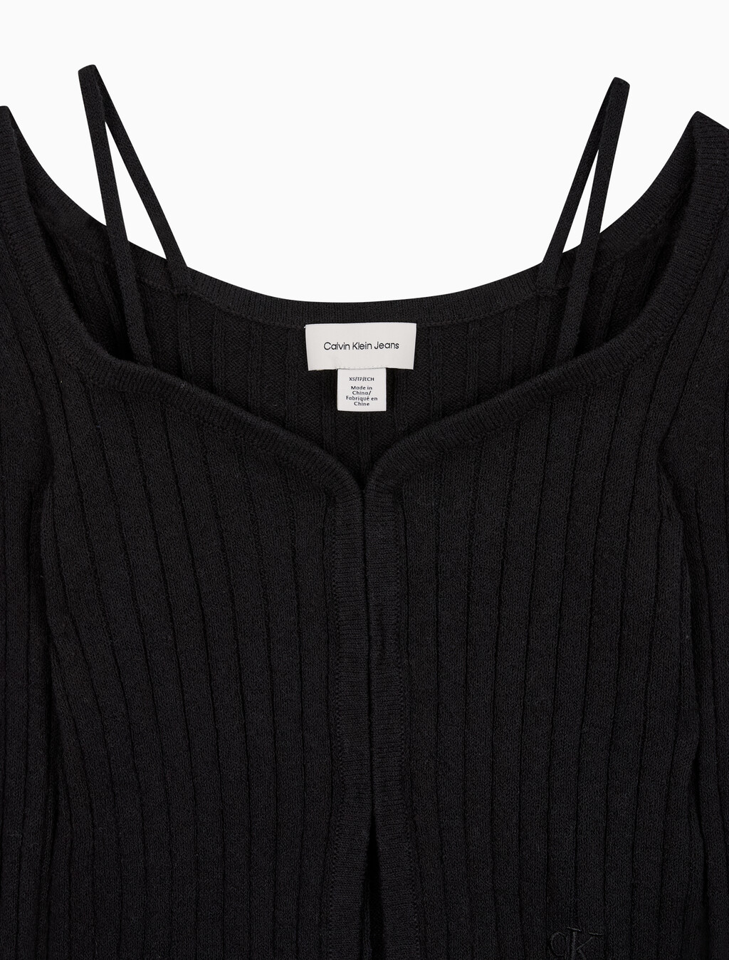 Buy 여성 L/S 스트랩 가디건 in color BLACK