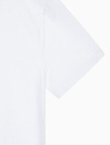 Buy 여성 슬림핏 베이비 크롭 반팔 티셔츠 in color BRIGHT WHITE