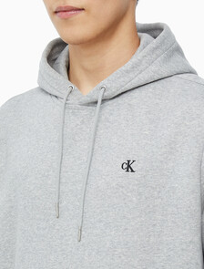 Buy 남성 롱슬리브 아카이브 플리스 후디 in color GREY HEATHER