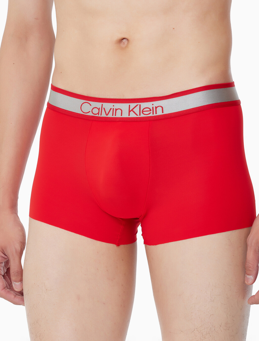 Buy 남성 CK 토널 로고 마이크로 LTE 로우 라이즈 드로즈 in color ROUGE