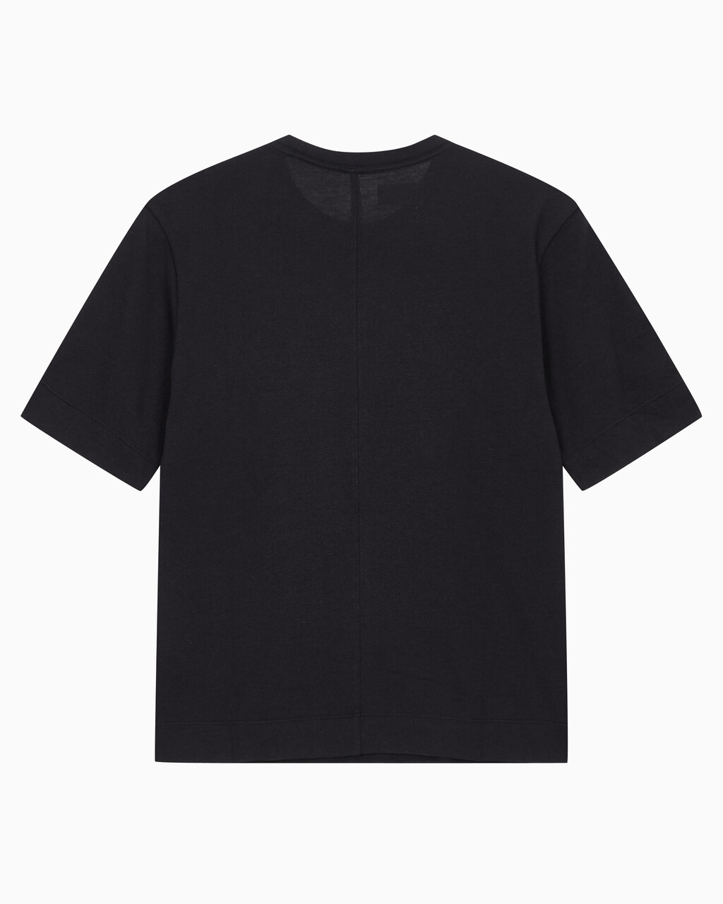 Buy 여성 릴렉스 핏 볼드 로고 반팔 티셔츠 in color BLACK