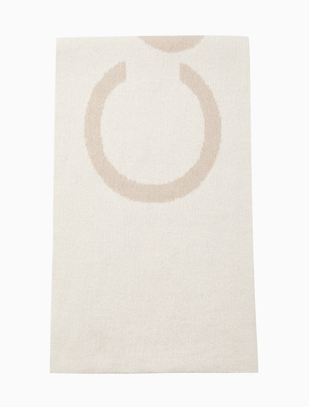 Buy 남녀공용  투톤 볼드 로고 울 머플러 in color CHALK