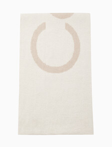 Buy 남녀공용  투톤 볼드 로고 울 머플러 in color CHALK