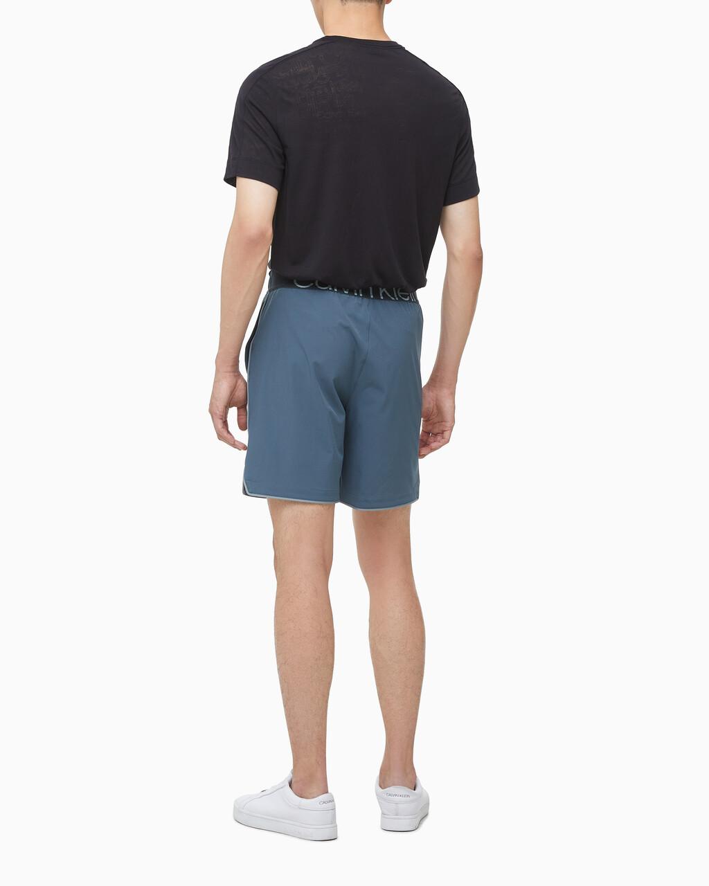 Buy 남성 레귤러핏 우븐 쇼츠 in color OCEAN TEAL/ BLK