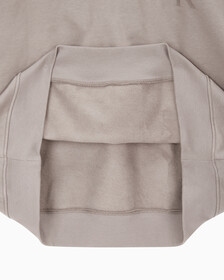 Buy 남녀공용 모노그램 로고 하프 집업 스웨트셔츠 in color PERFECT TAUPE