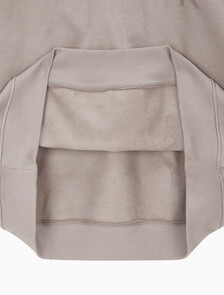 Buy 남녀공용 모노그램 로고 하프 집업 스웨트셔츠 in color PERFECT TAUPE