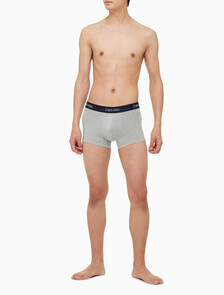 Buy 남성 코튼 스트레치 LTE 3PK 드로즈 in color BLACK/PROVIDENCE BLUE/GREY HEATHER